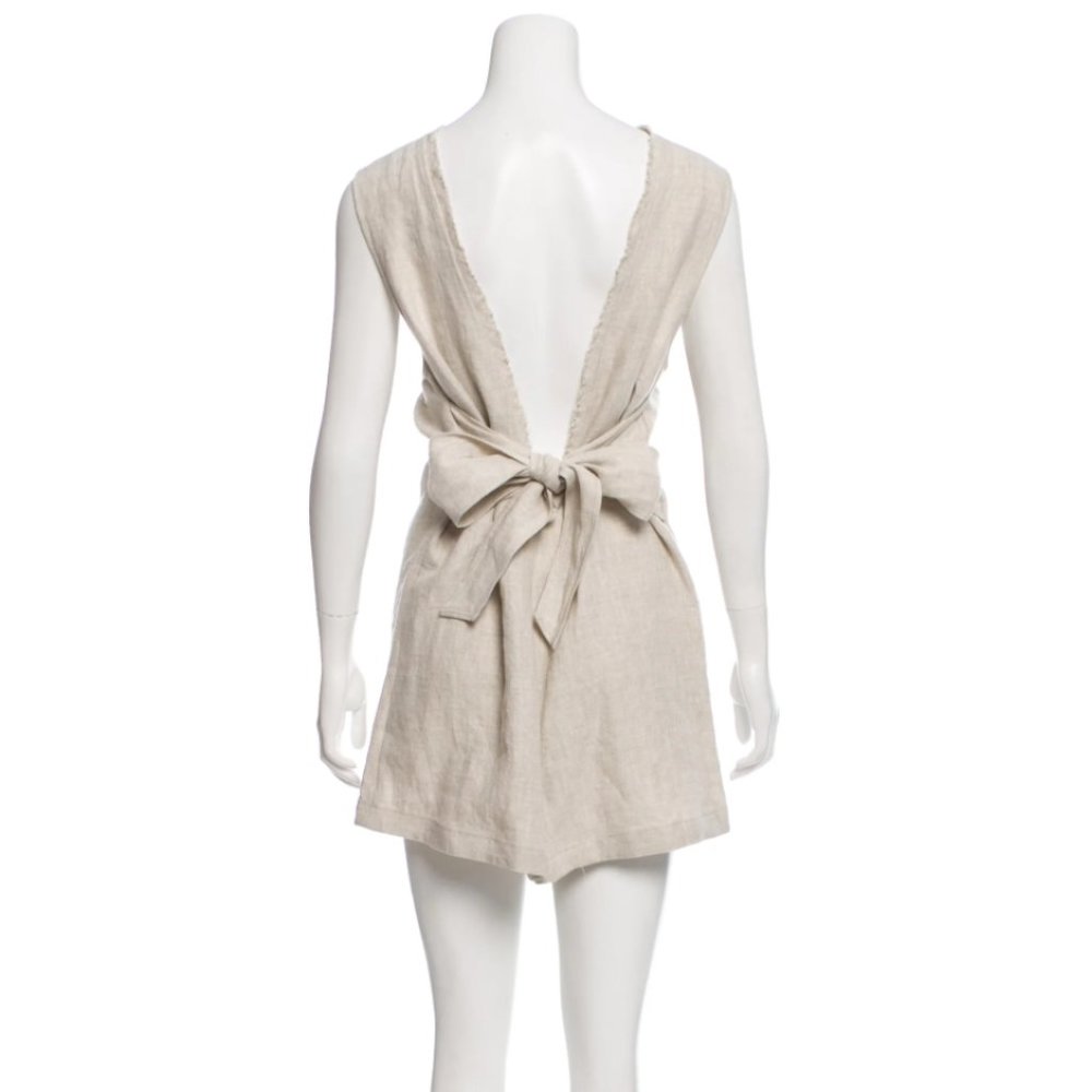 Veda | Sleeveless Linen Romper